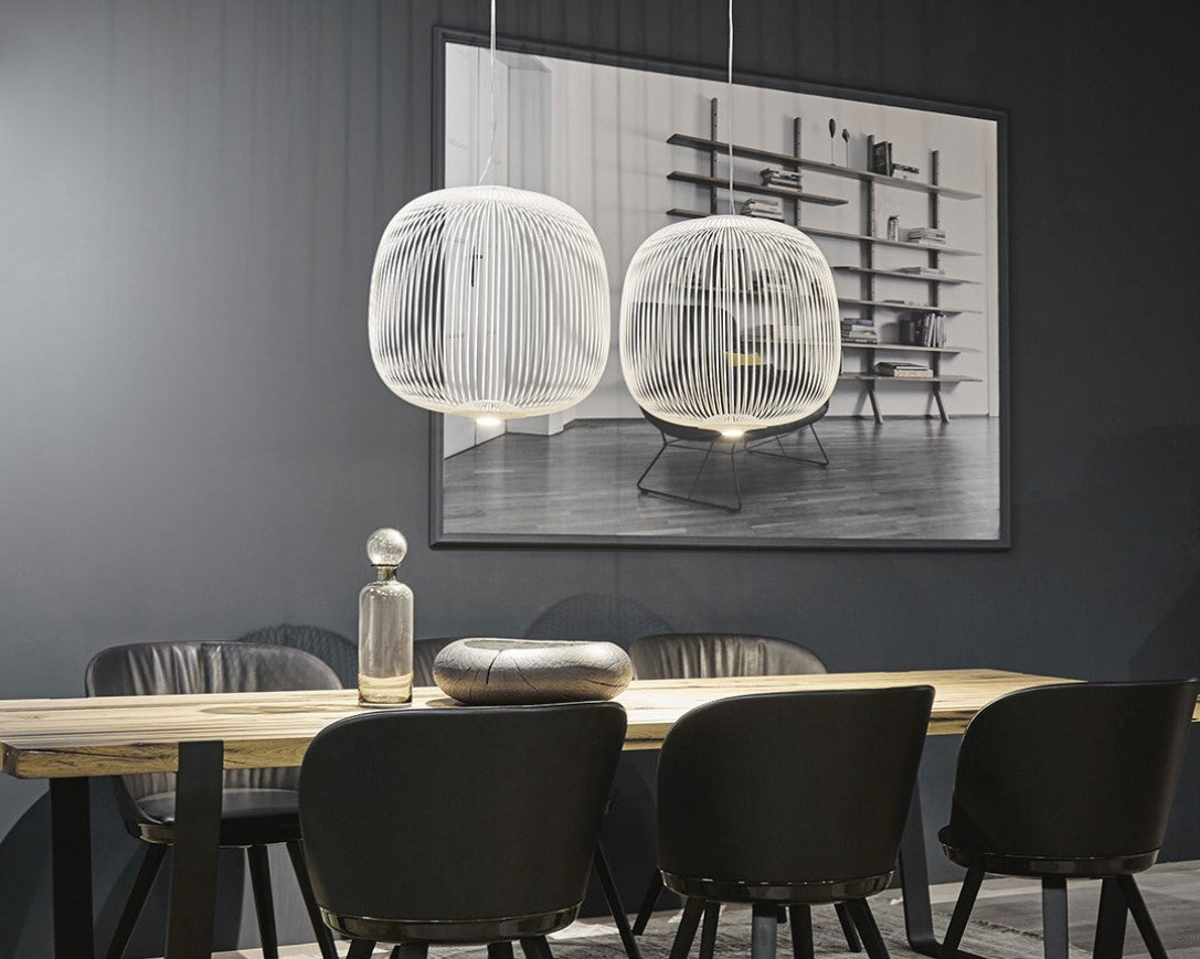 Spokes 2 Lampadario a sospensione Led in acciaio e alluminio