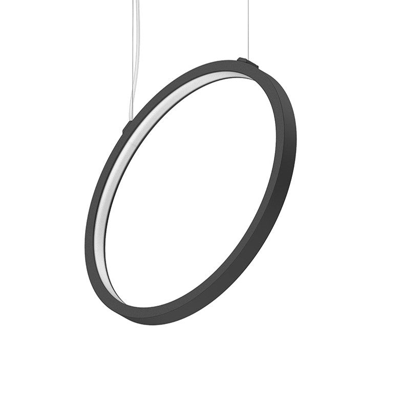HALOS MINI VERTICALE 962 Lampadario Sospensione LED 48W 3K IP40 Nero