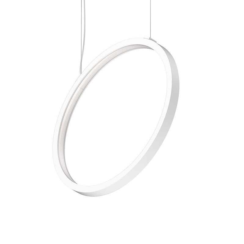 HALOS MINI VERTICALE 962 Lampadario Sospensione LED 48W 4K IP40 Bianco