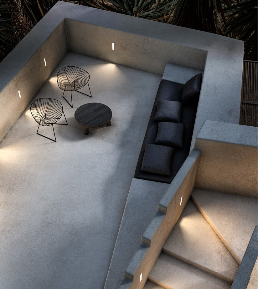 1301A Segnapasso da incasso GU10 Ø35 mm