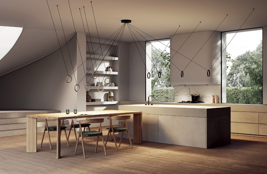 Ivy V Sospensione Led 3W Nero Opaco