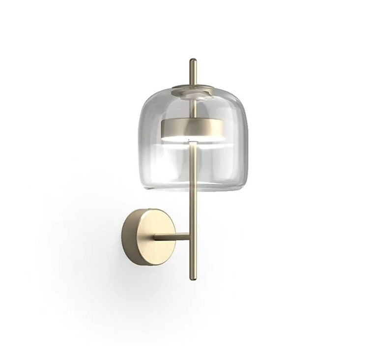 Jube AP S Applique LED in vetro soffiato cristallo trasparente
