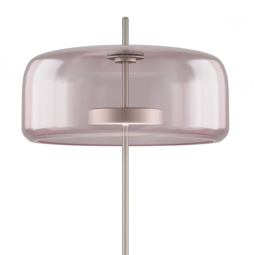 Jube LT G Lampada tavolo LED in vetro soffiato ametista trasparente