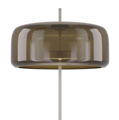 Jube LT G Lampada tavolo LED in vetro soffiato terra bruciata trasparente