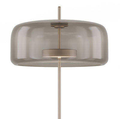 Jube LT G Lampada tavolo LED in vetro soffiato fumé trasparente