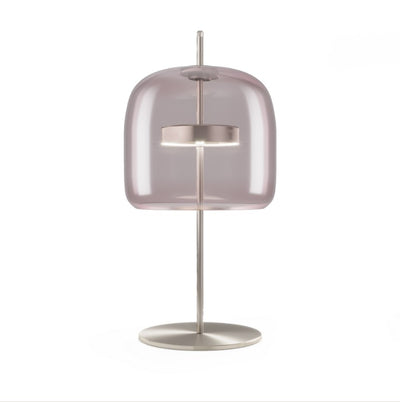 Jube LT P Lampada tavolo LED in vetro soffiato ametista trasparente