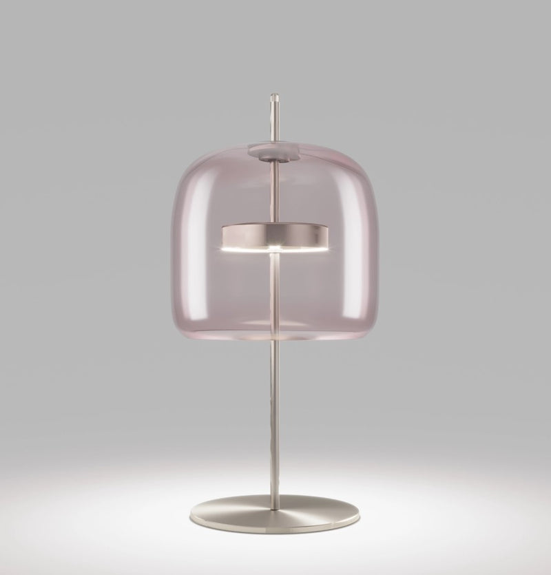 Jube LT P Lampada tavolo LED in vetro soffiato ametista trasparente