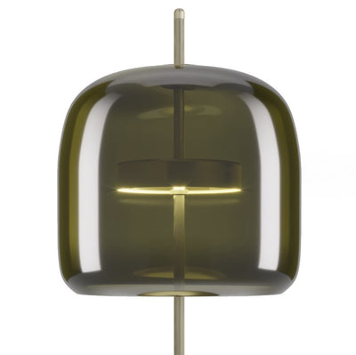Jube LT P Lampada tavolo LED in vetro soffiato verde antico trasparente