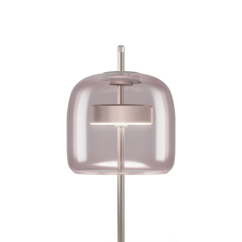 Jube LT S Lampada tavolo LED in vetro soffiato ametista trasparente