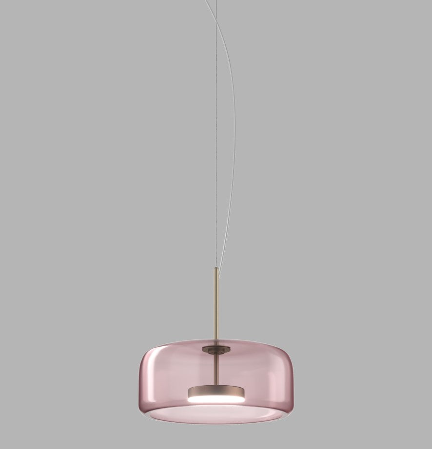 Jube SP 1 G Lampadario sospensione LED in vetro soffiato ametista trasparente
