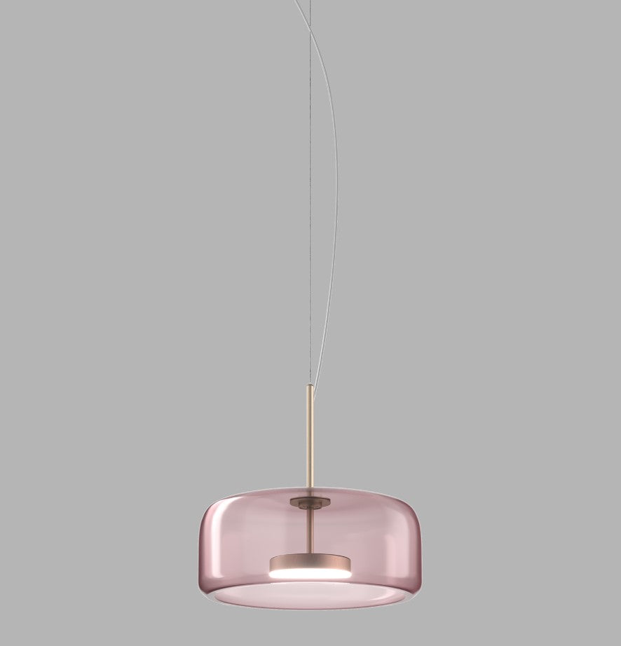 Jube SP 1 G Lampadario sospensione LED in vetro soffiato ametista trasparente