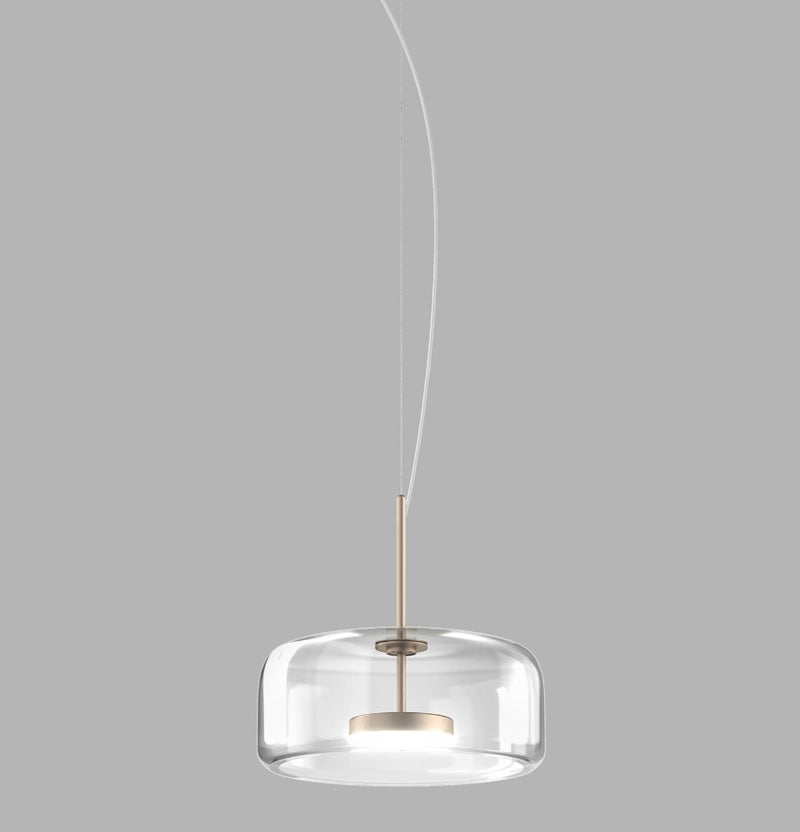 Jube SP 1 G Lampadario sospensione LED in vetro soffiato cristallo trasparente