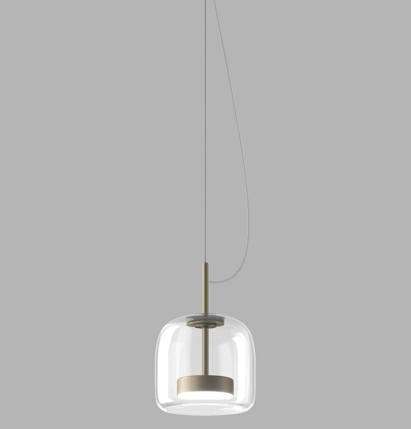Jube SP 1 P Lampadario sospensione LED in vetro soffiato cristallo trasparente