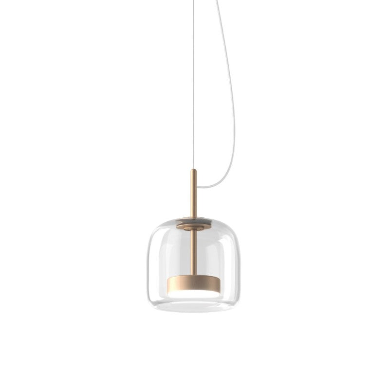 Jube SP 1 P Lampadario sospensione LED in vetro soffiato cristallo trasparente