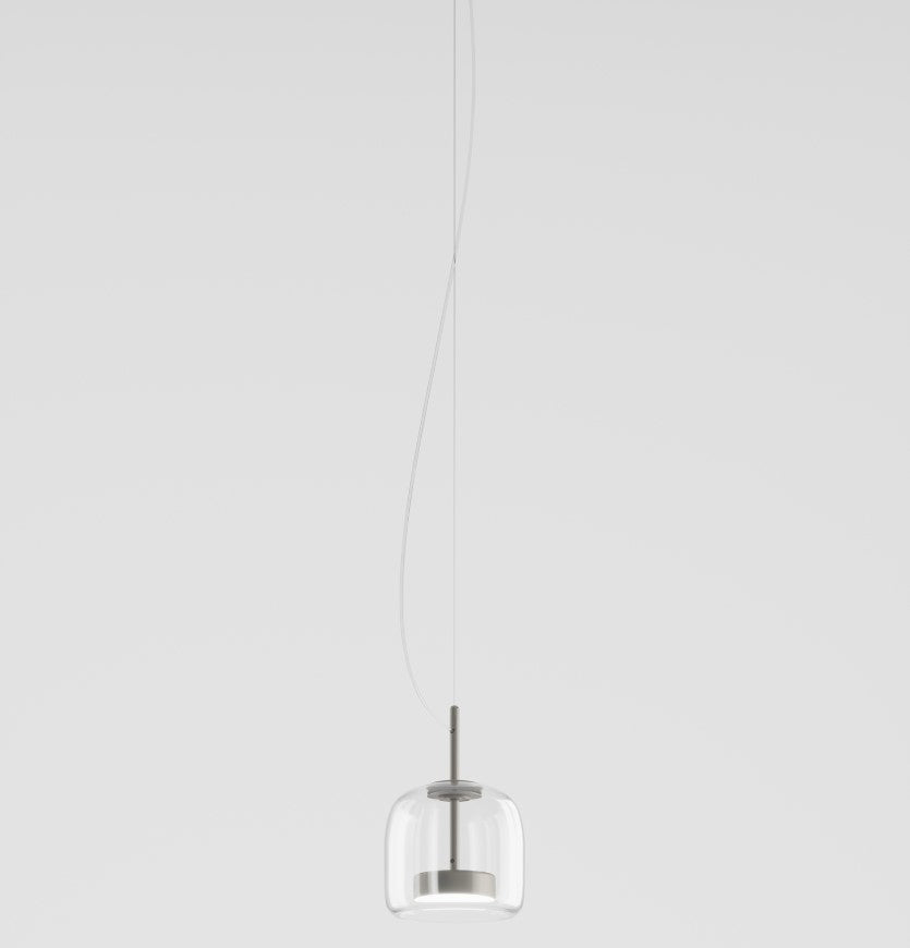 Jube SP S Lampadario sospensione LED in vetro soffiato cristallo trasparente