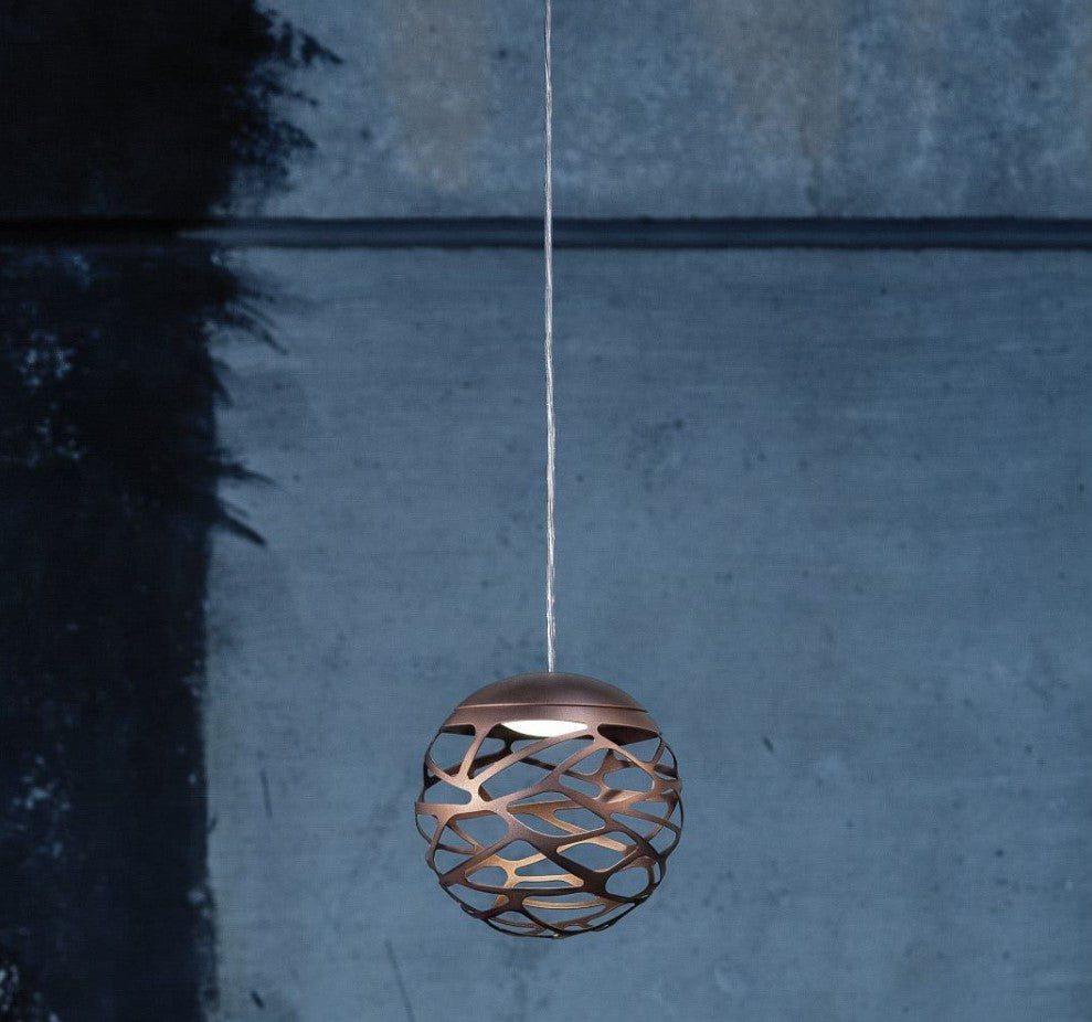 Kelly Cluster Sospensione Led bronzo ramato