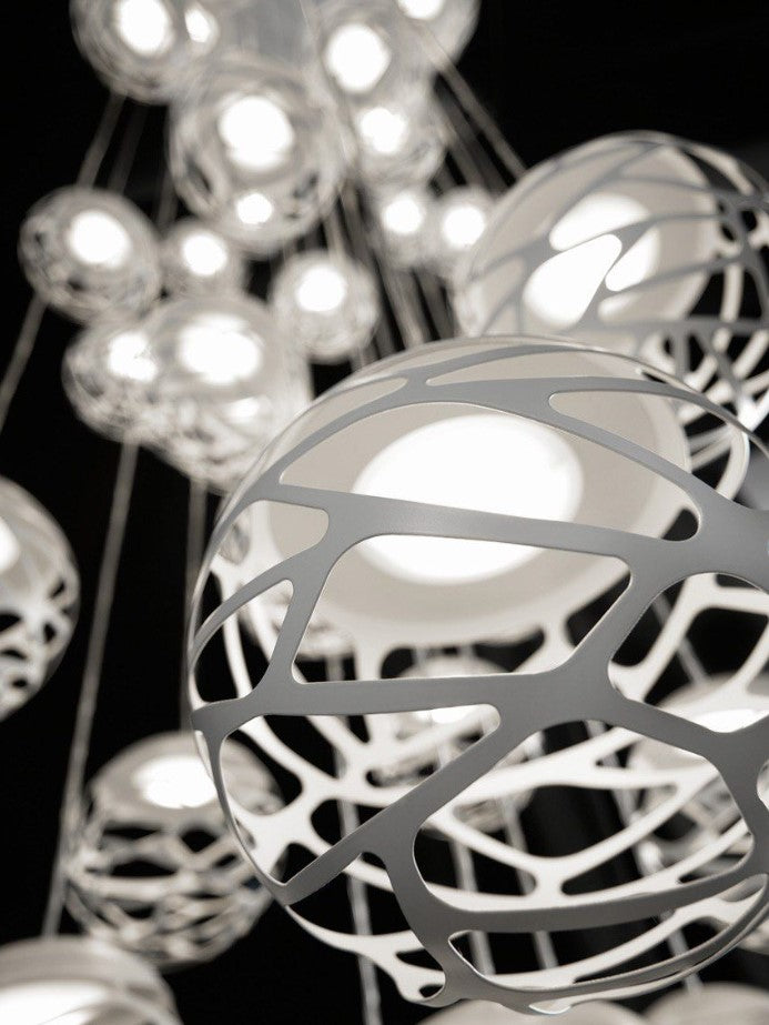 Kelly Cluster Sospensione Led bianco opaco 9010