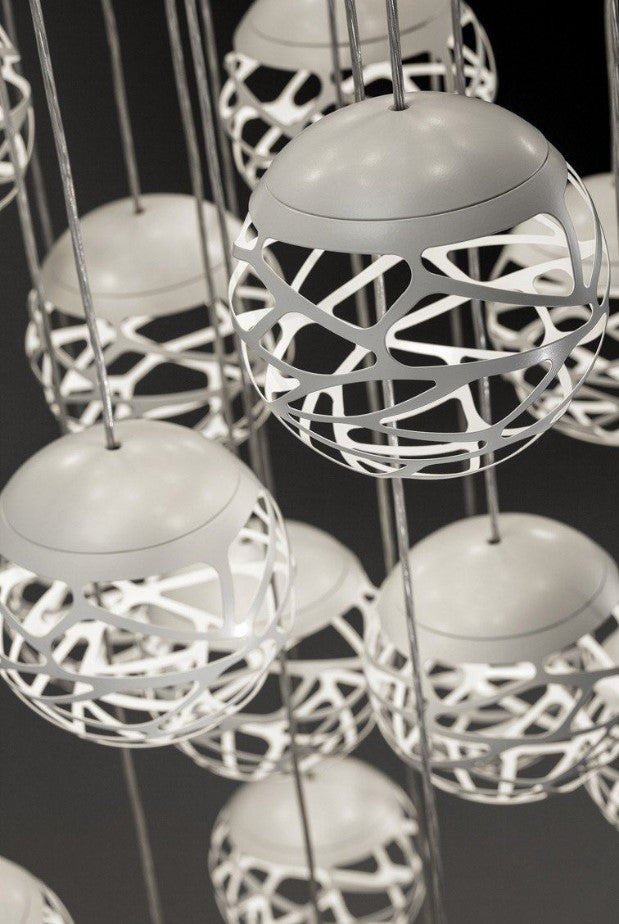 Kelly Cluster Sospensione Led bianco opaco 9010