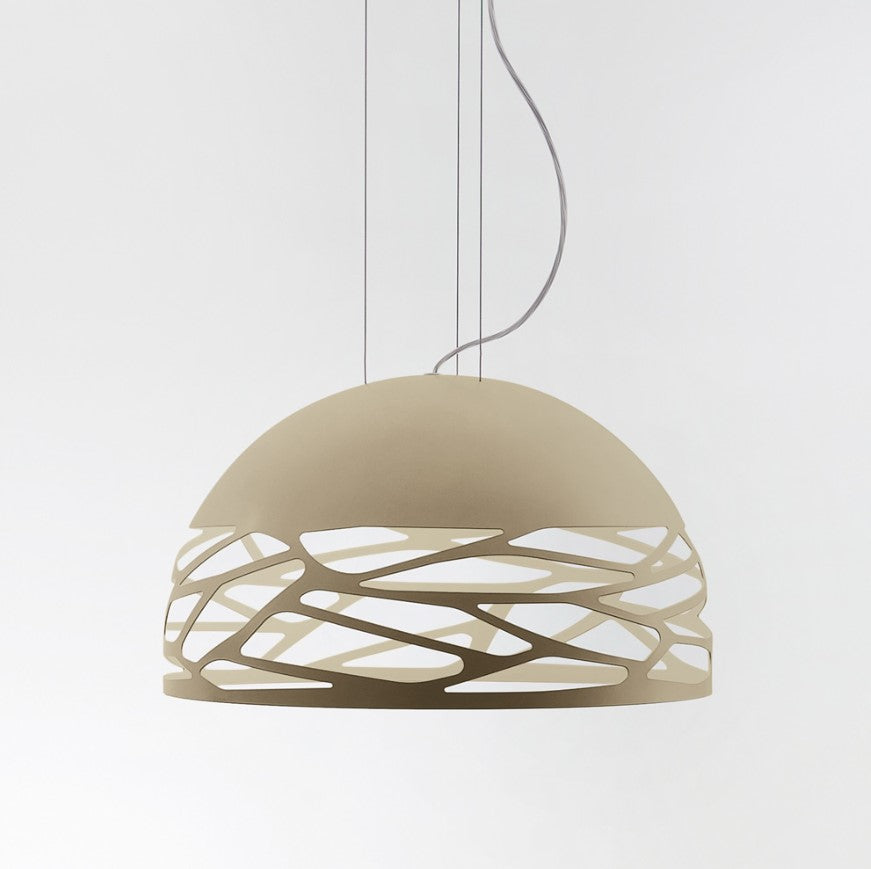 Kelly small dome 50 Sospensione champagne opaco