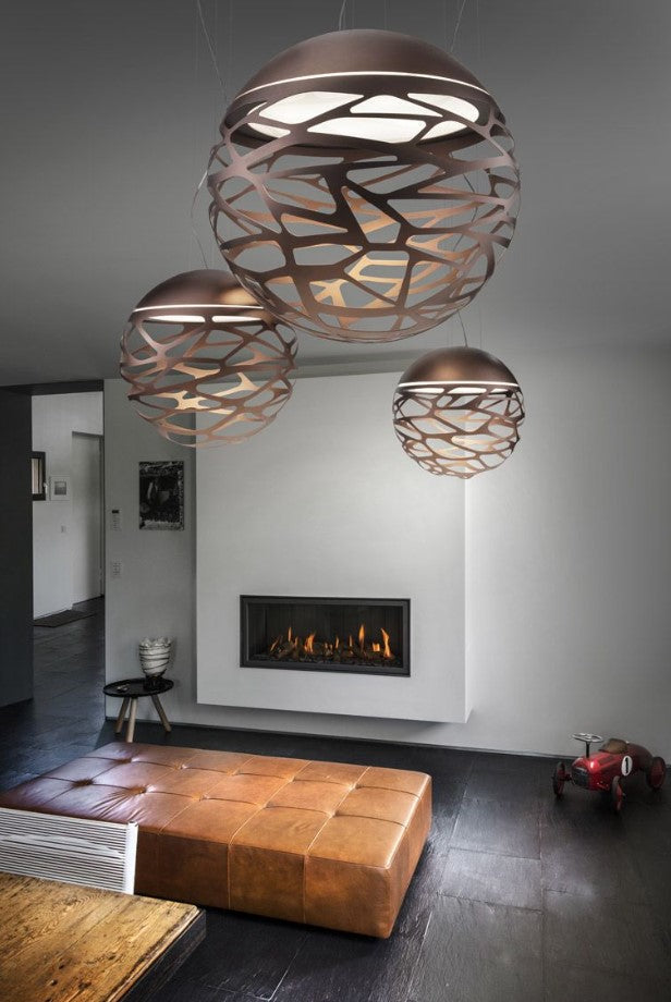 Kelly large sphere 80 Sospensione bronzo ramato