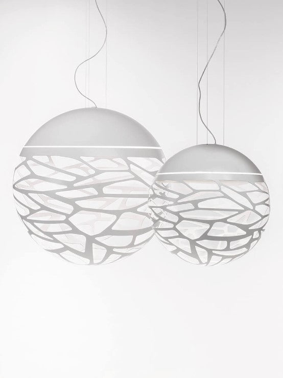 Kelly medium sphere 50 Sospensione bianco opaco 9010