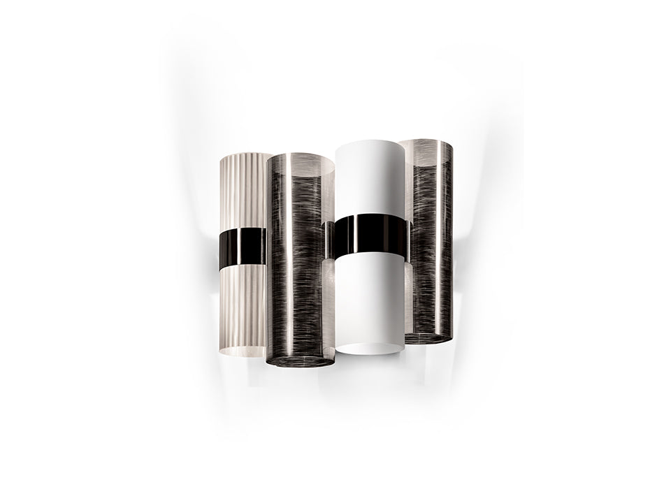 La Lollo applique in Lentiflex® Cristalflex® Opalflex®  Brushed Goldflex® or Pewterflex®