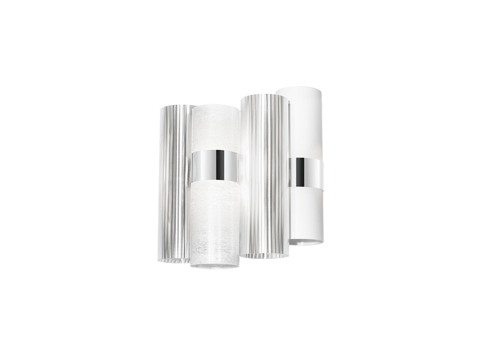 La Lollo applique in Lentiflex® Cristalflex® Opalflex®  Brushed Goldflex® or Pewterflex®