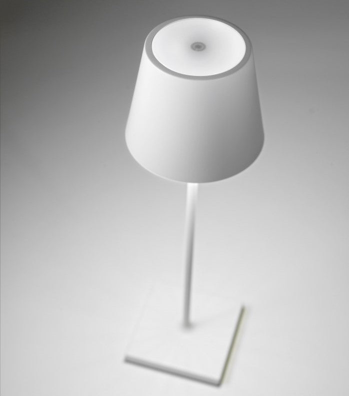 Poldina Pro Bianco Lampada ricaricabile da tavolo