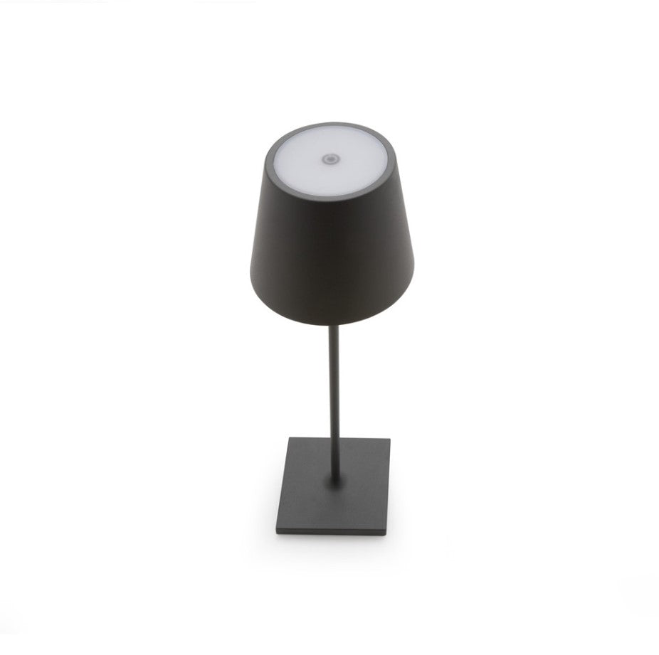 Poldina Pro Grigio scuro Lampada ricaricabile da tavolo