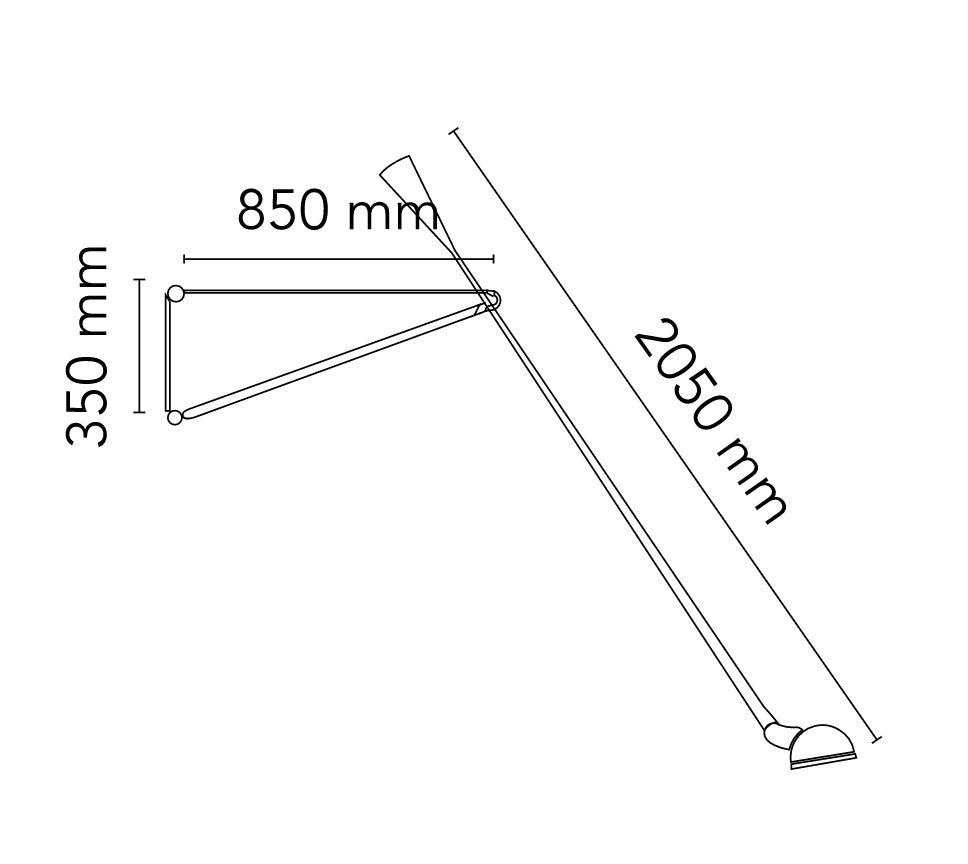 265 Lampada da parete soffitto White