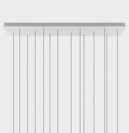 Rosone Rectangular 14 luci