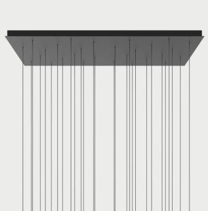 Rosone Rectangular 28 luci