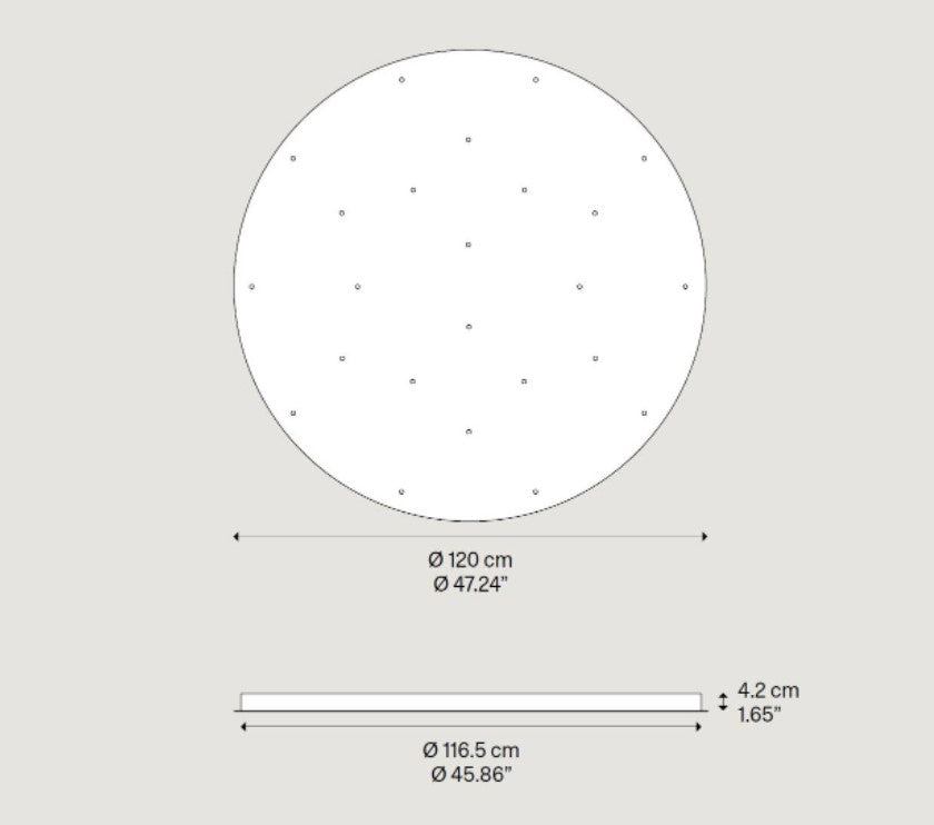 Rosone Round 36 luci