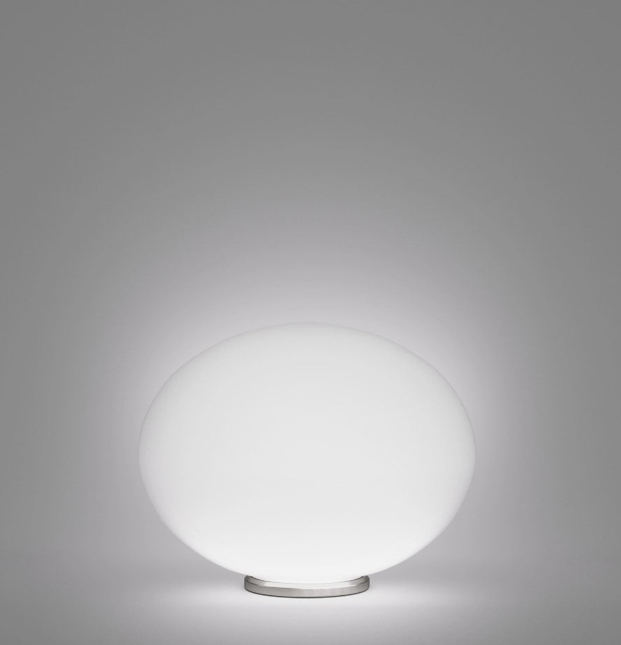Lucciola LT G Lampada tavolo in vetro soffiato satinato diametro 48 cm.