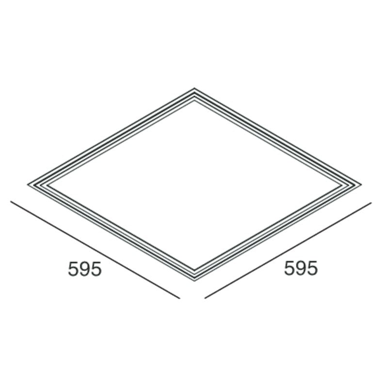 Frame Panel Incasso cartongesso 60x60 35W 4000K DALI/PUSH