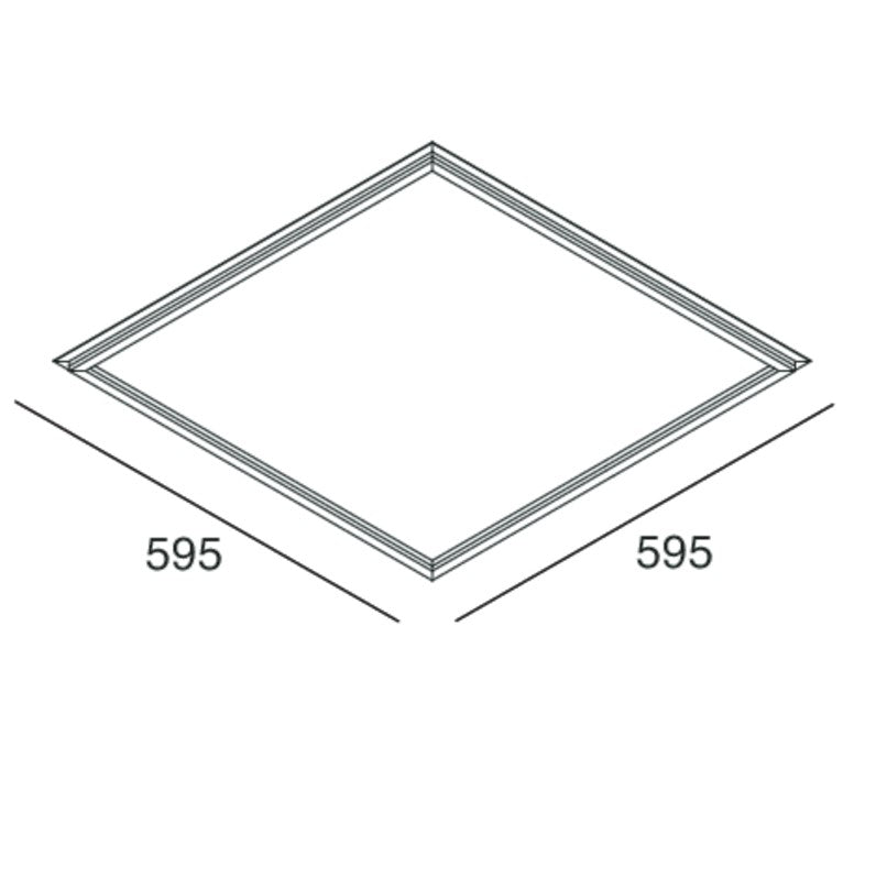 Frame Panel TL Incasso cartongesso 60x60 35W 3000K DALI/PUSH
