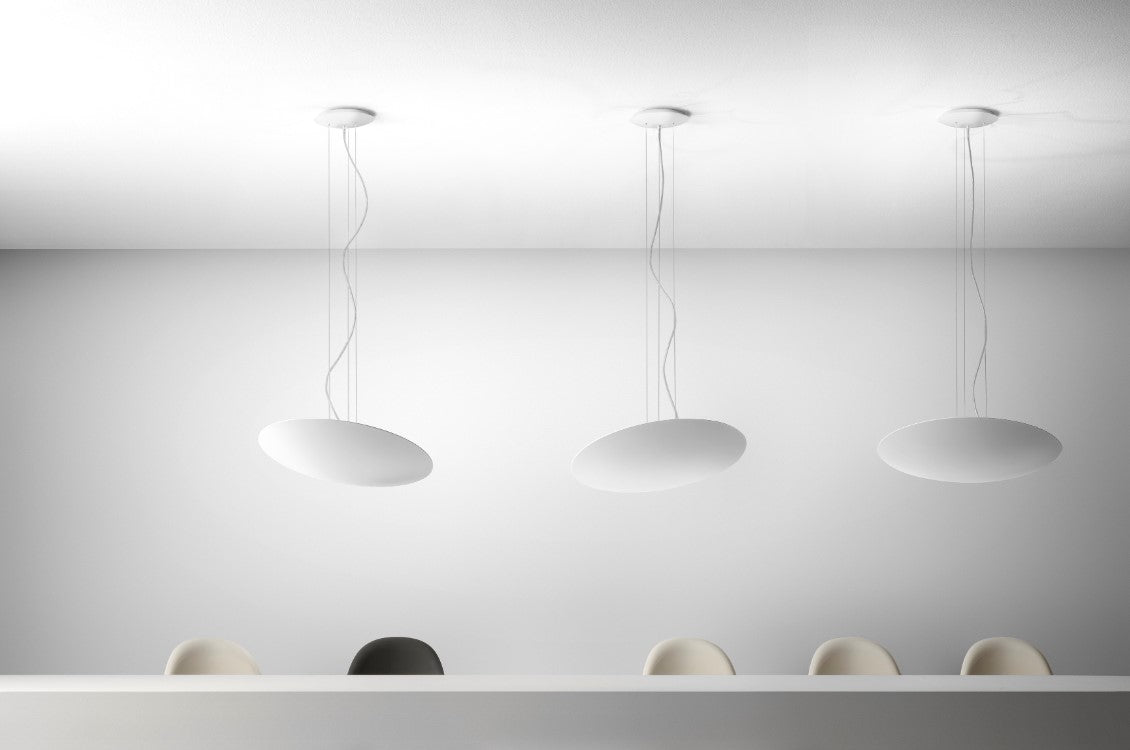 Gong Sospensione LED 88W 3000K diametro 96 cm.
