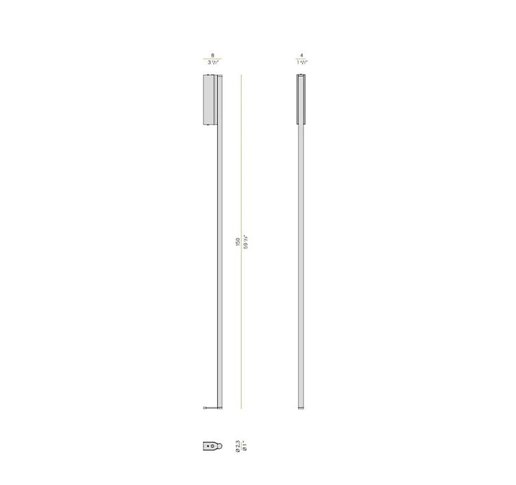Hilow Line Applique lampada da parete LED 27W 2700K
