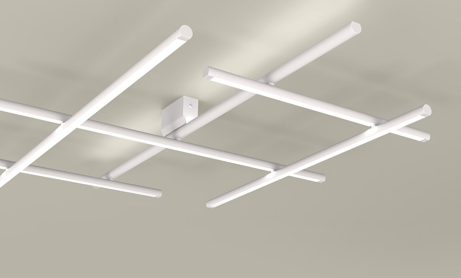 Hilow Plafoniera lampada da soffitto LED 78W 2700K emissione elevata