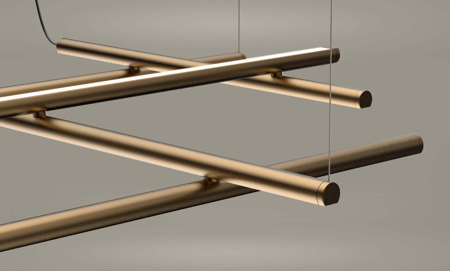 Hilow Lampadario sospensione LED 80W 2700K emissione soffusa