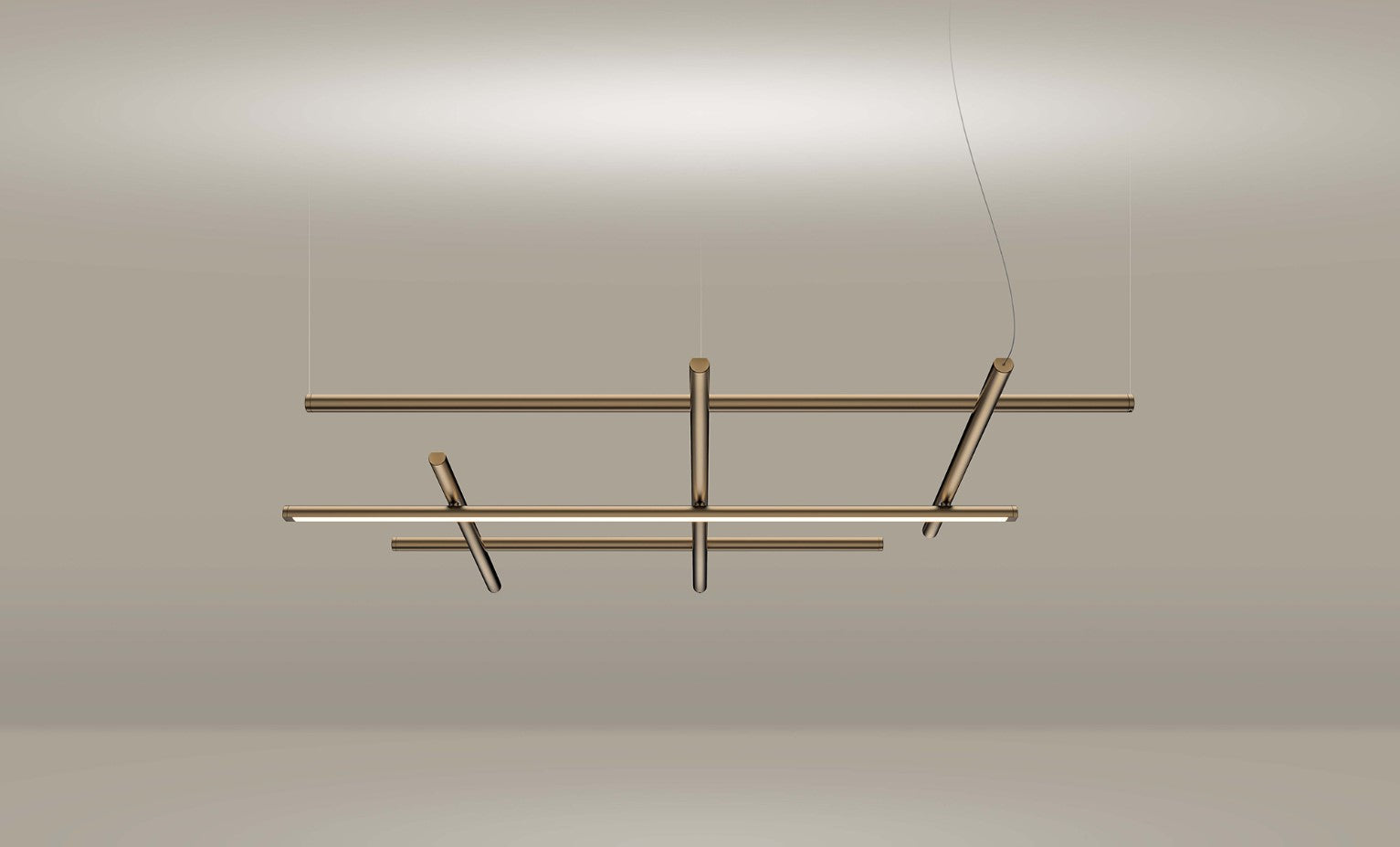 Hilow Lampadario sospensione LED 80W 2700K emissione soffusa