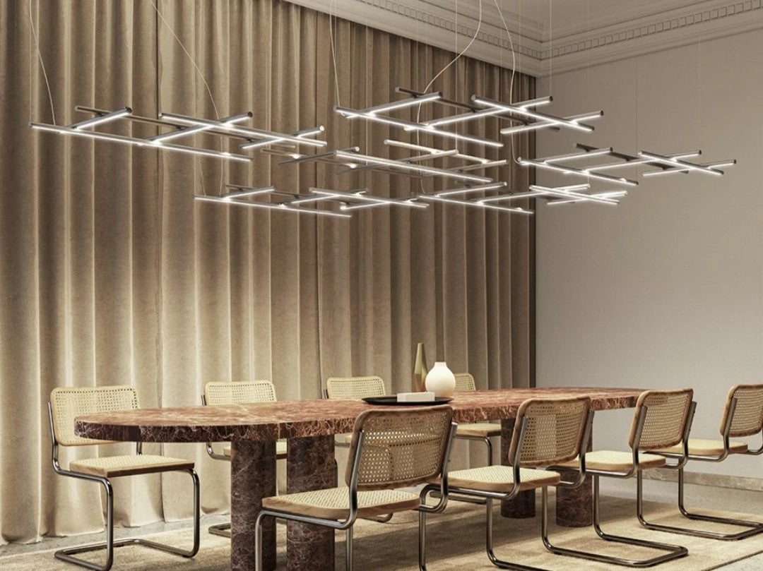 Hilow Lampadario sospensione LED 80W 2700K emissione elevata