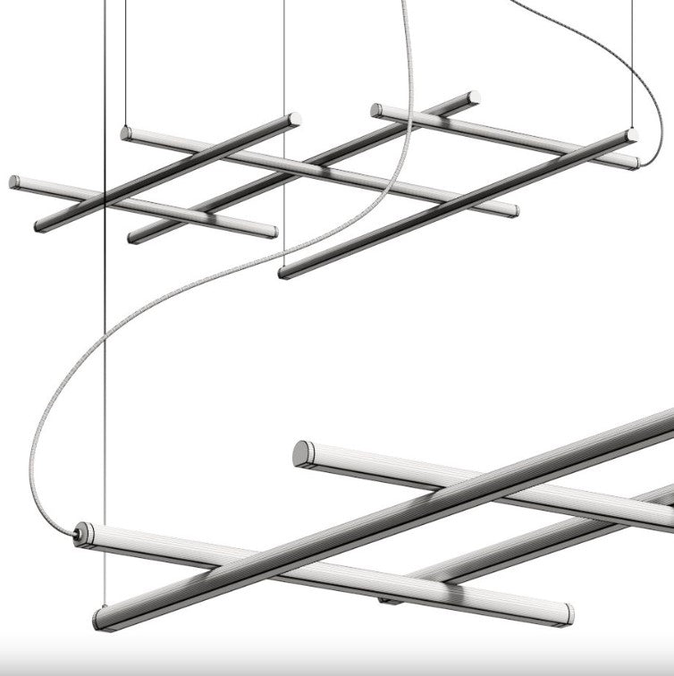 Hilow Lampadario sospensione LED 80W 2700K emissione soffusa