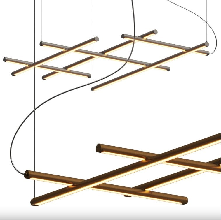 Hilow Lampadario sospensione LED 80W 2700K emissione soffusa