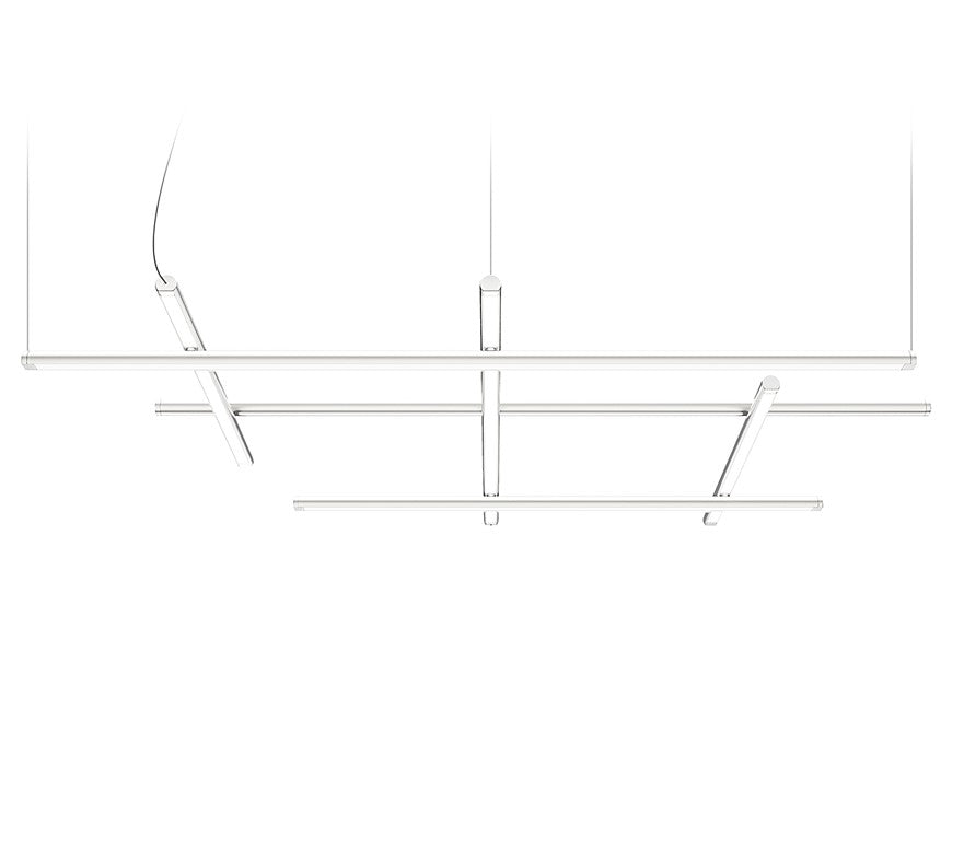 Hilow Lampadario sospensione LED 80W 2700K emissione elevata