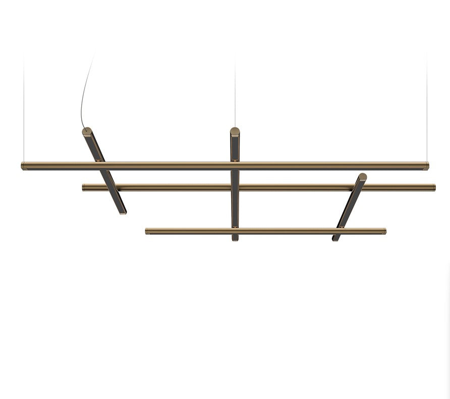 Hilow Lampadario sospensione LED 80W 2700K emissione soffusa