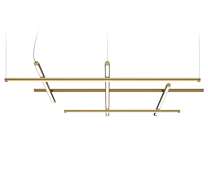 Hilow Lampadario sospensione LED 80W 2700K emissione elevata