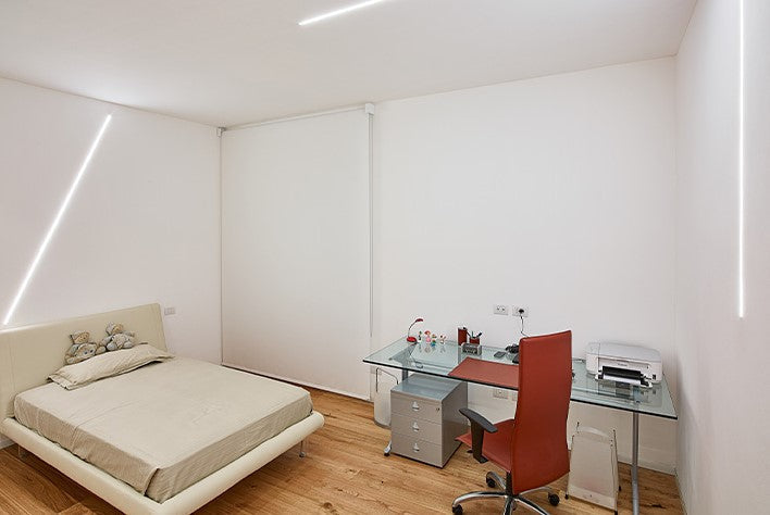 L-16 EDGE EVO STANDARD Profilo per spigolo interno Cartoon Light 16 mm per Strip LED