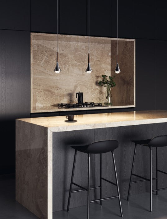 Rain Nero Sospensione LED