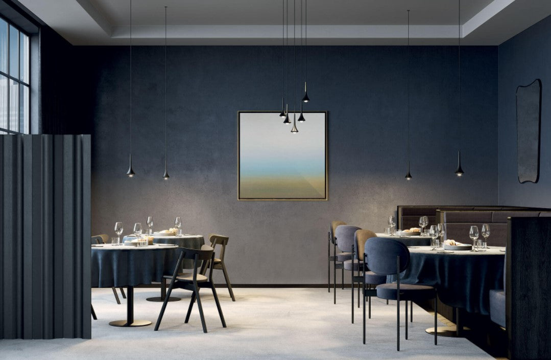 Rain Nero Sospensione LED